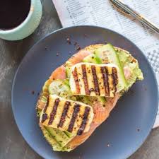 Grilled Halloumi and Avocado